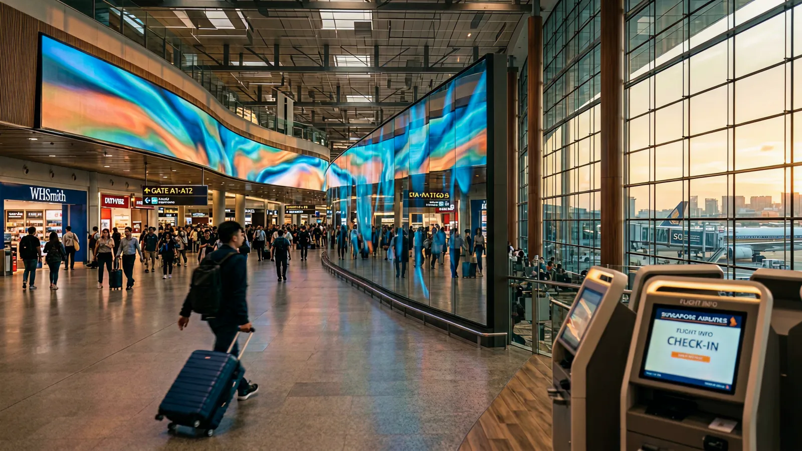 Interactive Installations for Airports & Transit Hubs: High-Profile Projects, Long Contracts